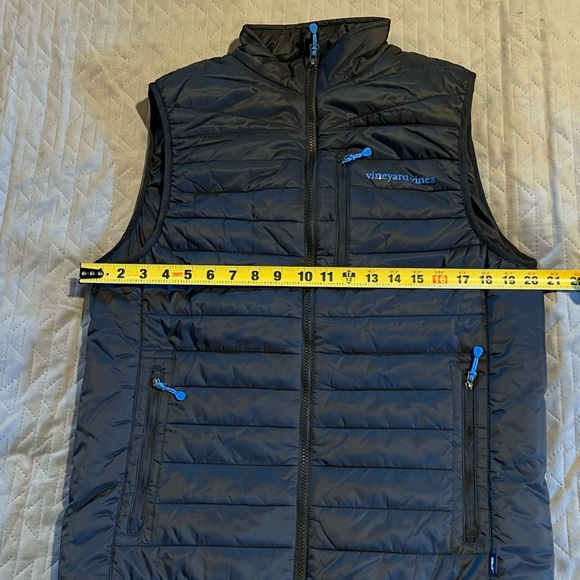 Vineyard Vines puffer vest mens size‎ small NWOT black - Picture 10 of 13